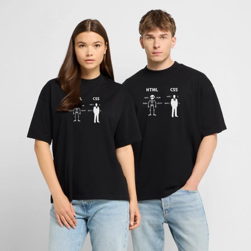 Code Css C++ Php Java Developer Code Scripting Stanley/Stella Oversized Unisex Organic T-shirt Blaster 2.0