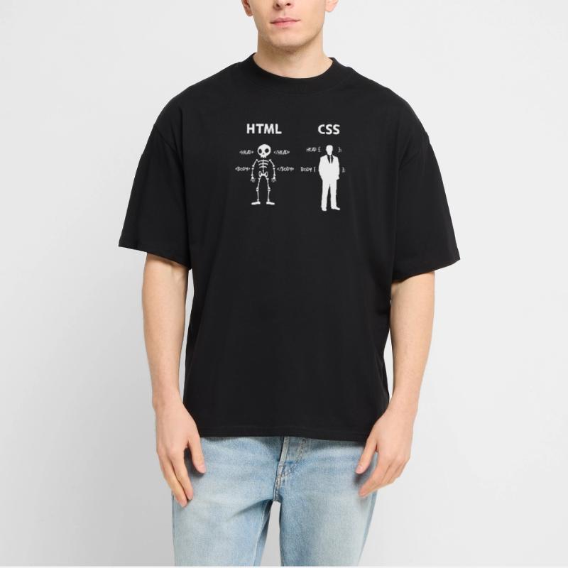 Code Css C++ Php Java Developer Code Scripting Stanley/Stella Oversized Unisex Organic T-shirt Blaster 2.0