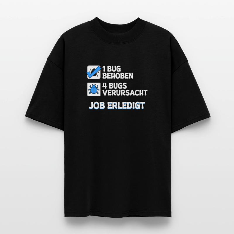 Développeur Coden skripting bugs debug correction de bugs T-shirt bio Blaster 2.0 coupe oversize Stanley/Stella Unisexe