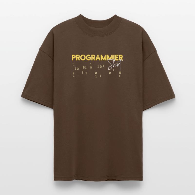 Déclaration du développeur Coden Scripting Développeur Web T-shirt bio Blaster 2.0 coupe oversize Stanley/Stella Unisexe
