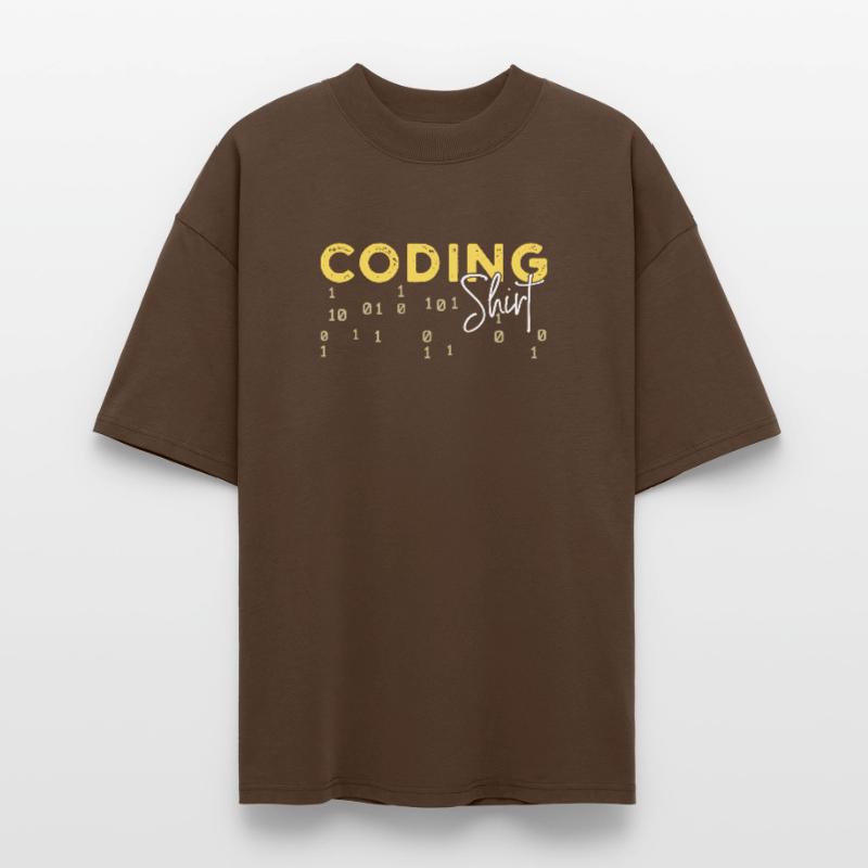 Coden Statement Developer Programmer Scripting Stanley/Stella Oversized Unisex Organic T-shirt Blaster 2.0