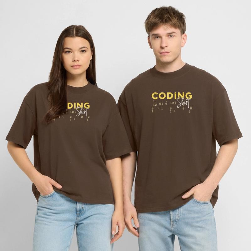 Coden Statement Developer Programmer Scripting Stanley/Stella Oversized Unisex Organic T-shirt Blaster 2.0