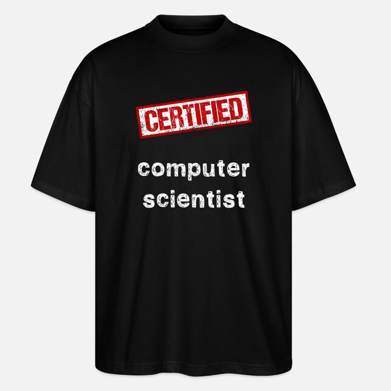 Computer scientist - Stanley/Stella Oversized Unisex Organic T-shirt Blaster 2.0 - black