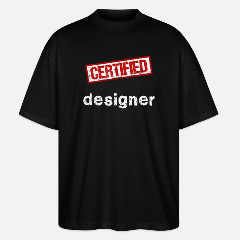 Concepteur - T-shirt bio Blaster 2.0 coupe oversize Stanley/Stella Unisexe - noir
