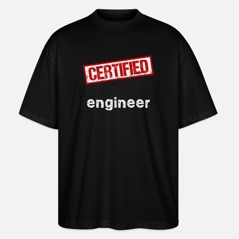 Engineer - Stanley/Stella Oversized Unisex Organic T-shirt Blaster 2.0 - black