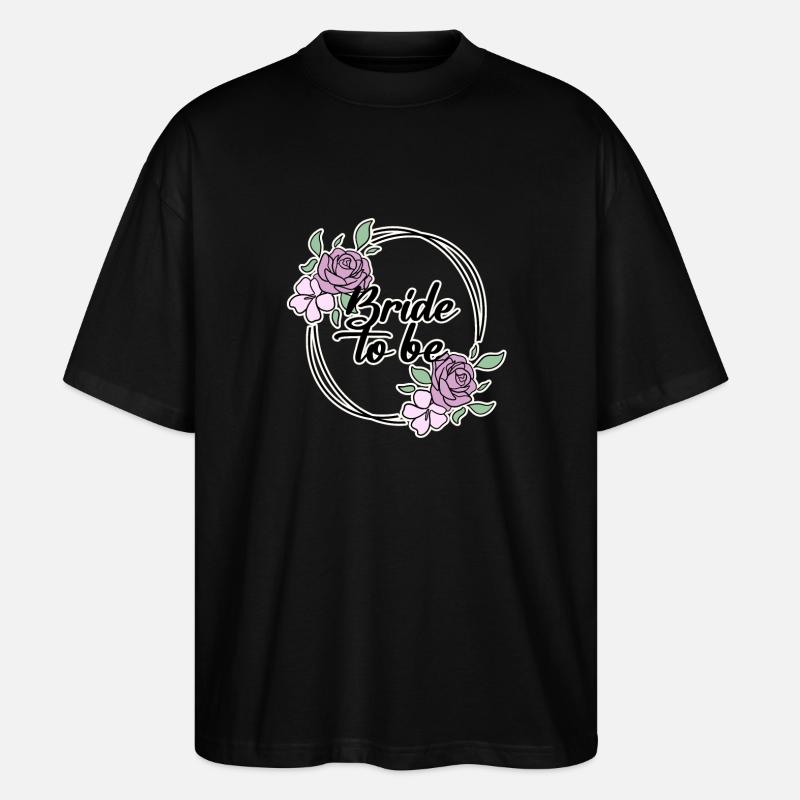 Robe de mariée - T-shirt bio Blaster 2.0 coupe oversize Stanley/Stella Unisexe - noir