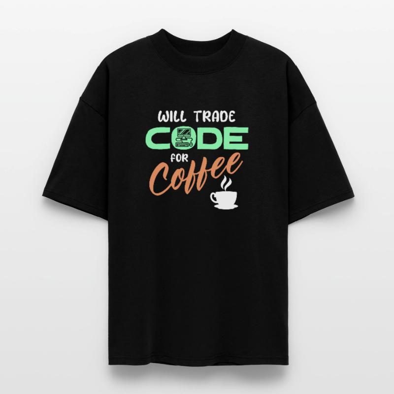 Programmeur, Développeur, Instruction de code, Ordinateur T-shirt bio Blaster 2.0 coupe oversize Stanley/Stella Unisexe