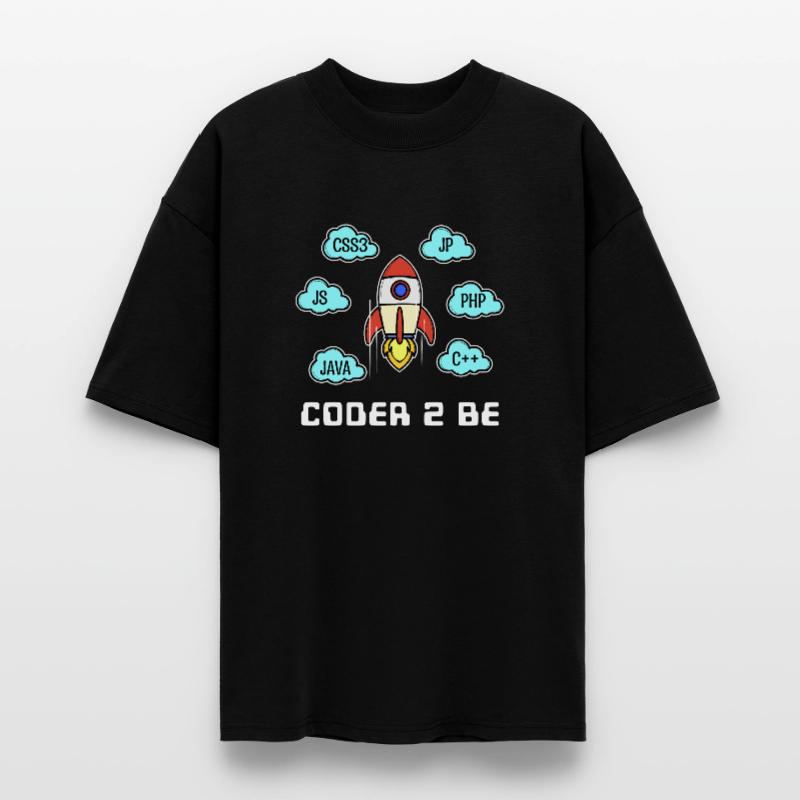 Developer Statement Css Php Java C++ Programmer Stanley/Stella Oversized Unisex Organic T-shirt Blaster 2.0