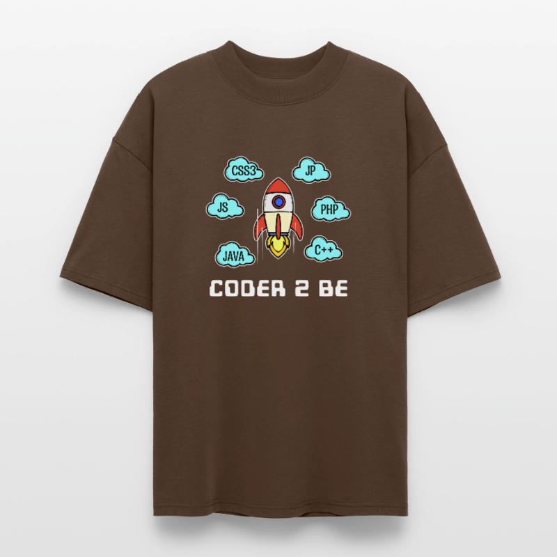 Developer Statement Css Php Java C++ Programmer Stanley/Stella Oversized Unisex Organic T-shirt Blaster 2.0