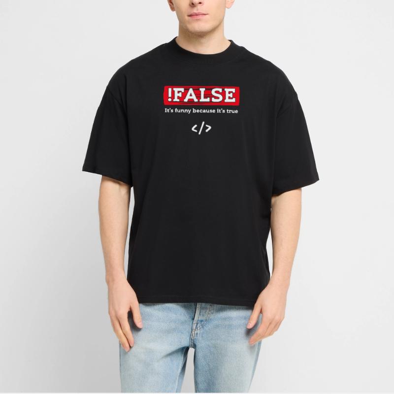 Debug Scripting Statement Developer Code Nerd Stanley/Stella Oversized Unisex Organic T-shirt Blaster 2.0