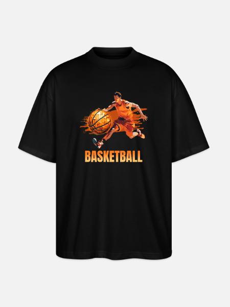 Basketball - Stanley/Stella Oversized Unisex Bio T-Shirt Blaster 2.0 - Schwarz