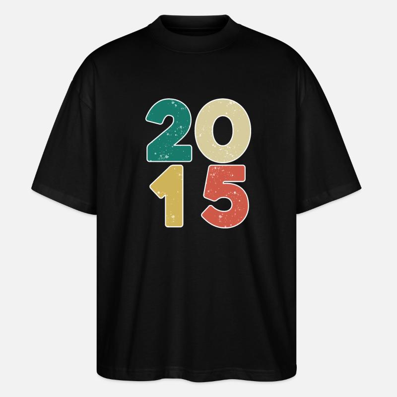 2015 - Année 2015 - Année 2015 - T-shirt bio Blaster 2.0 coupe oversize Stanley/Stella Unisexe - noir