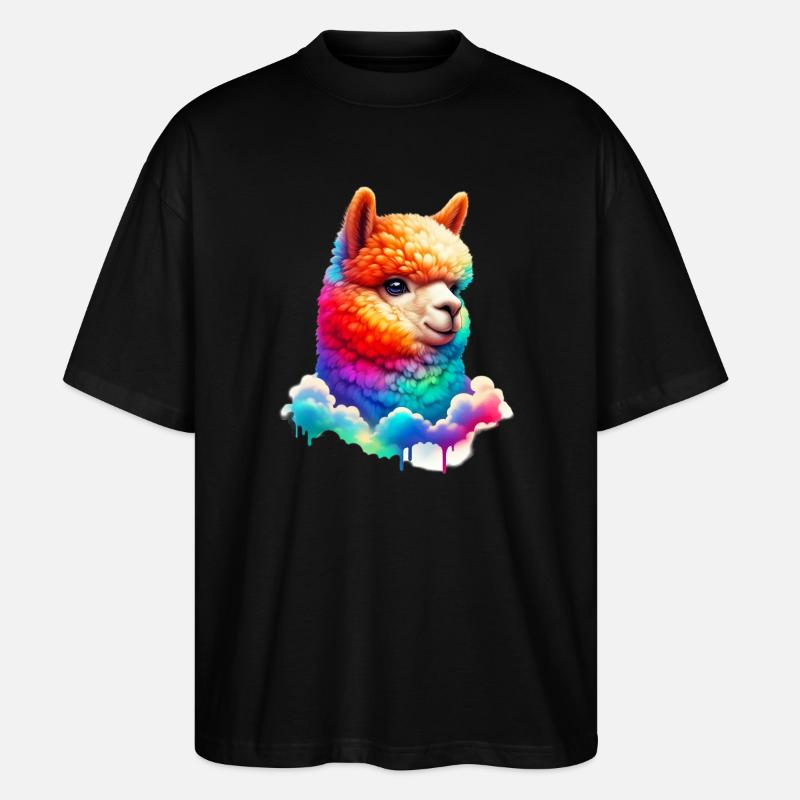 Alpaga - T-shirt bio Blaster 2.0 coupe oversize Stanley/Stella Unisexe - noir