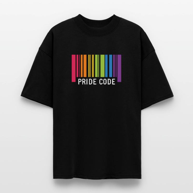 LGBT Pride Month - Pride Code Stanley/Stella Oversized Unisex Organic T-shirt Blaster 2.0