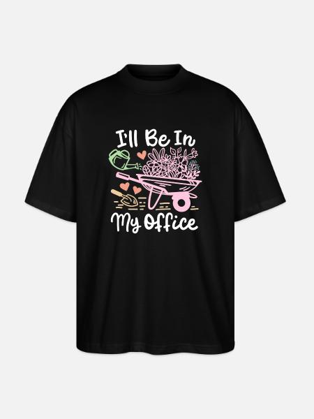 Garten Gartenarbeit - Stanley/Stella Oversized Unisex Bio T-Shirt Blaster 2.0 - Schwarz