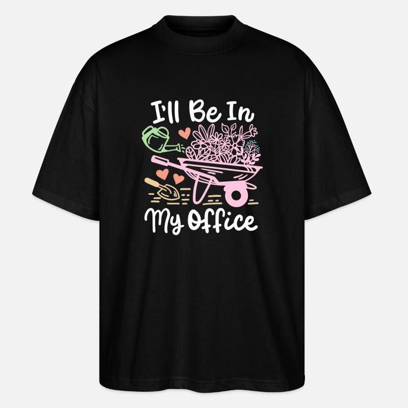 Garten Gartenarbeit - Stanley/Stella Oversized Unisex Bio T-Shirt Blaster 2.0 - Schwarz