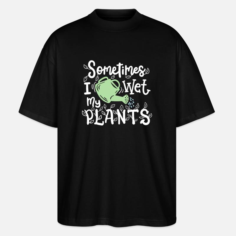 Garten Gärtner - Stanley/Stella Oversized Unisex Bio T-Shirt Blaster 2.0 - Schwarz