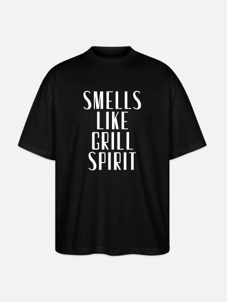 Smells like grill spirit - Stanley/Stella Oversized Unisex Organic T-shirt Blaster 2.0 - black