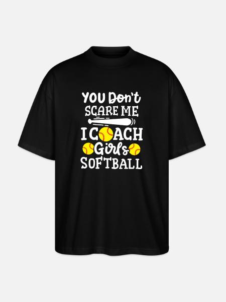 Softball Trainer - Stanley/Stella Oversized Unisex Bio T-Shirt Blaster 2.0 - Schwarz