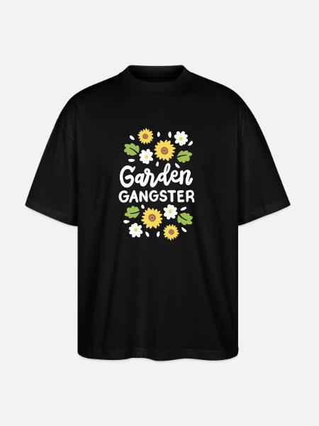 Garten Gartenarbeit - Stanley/Stella Oversized Unisex Bio T-Shirt Blaster 2.0 - Schwarz