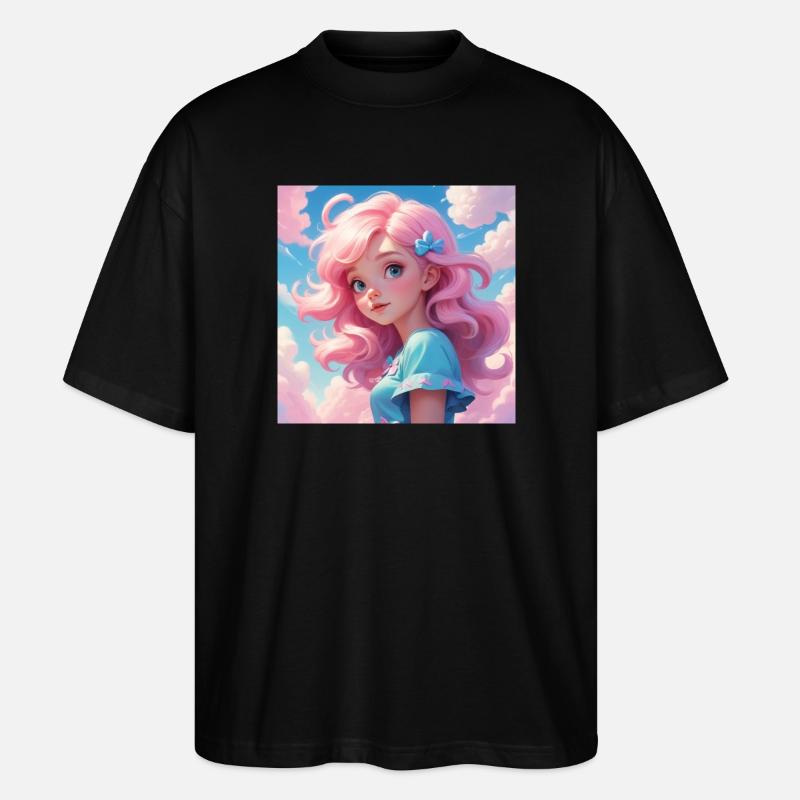 Fille - T-shirt bio Blaster 2.0 coupe oversize Stanley/Stella Unisexe - noir