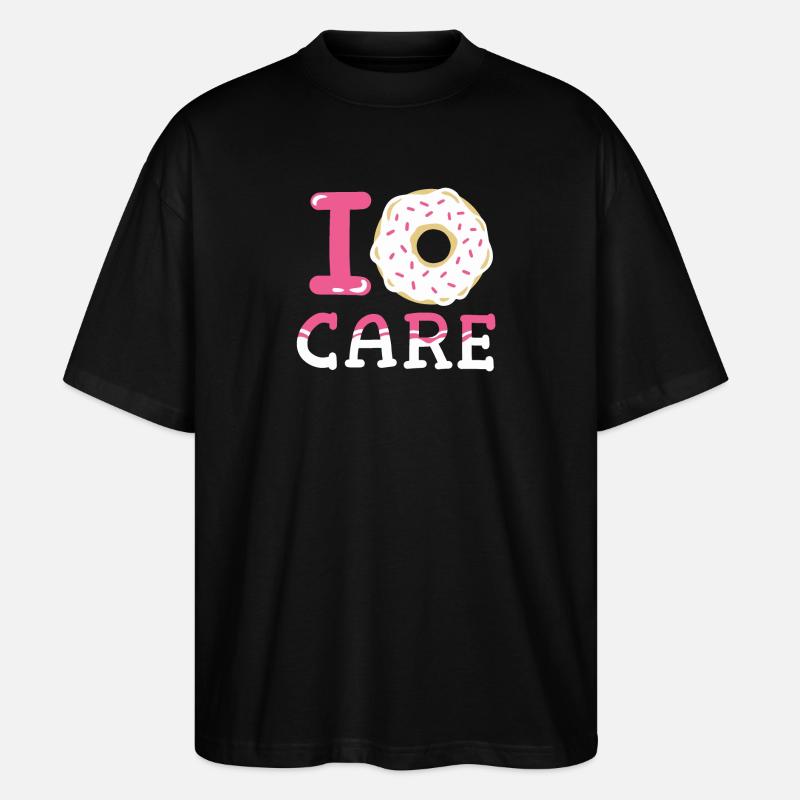 Donuts Donut-Liebhaber - Stanley/Stella Oversized Unisex Bio T-Shirt Blaster 2.0 - Schwarz