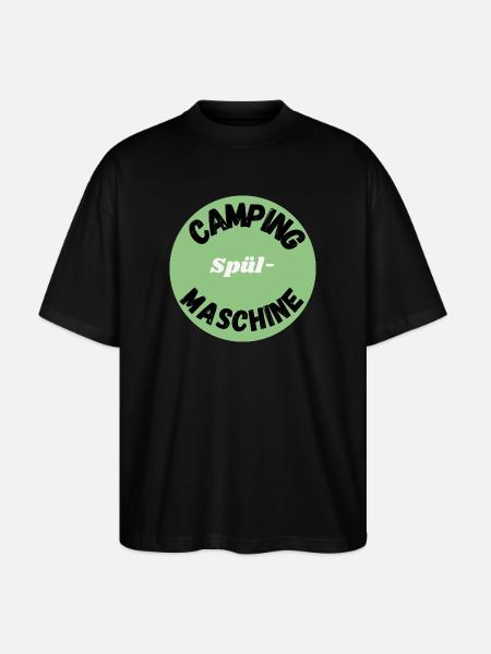 Camping spülmaschine - Stanley/Stella Oversized Unisex Bio T-Shirt Blaster 2.0 - Schwarz
