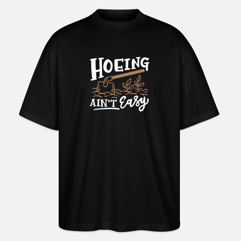 Hacken Gartenarbeit - Stanley/Stella Oversized Unisex Bio T-Shirt Blaster 2.0 - Schwarz