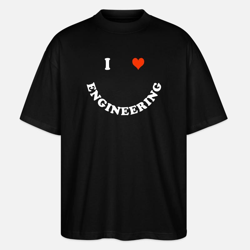 engineer - Stanley/Stella Oversized Unisex Bio T-Shirt Blaster 2.0 - Schwarz