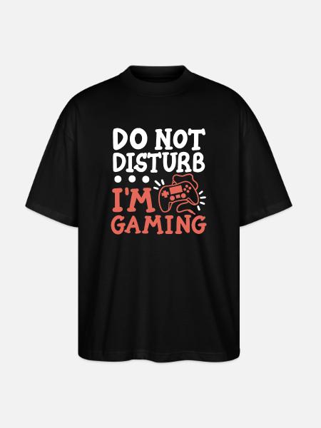 Gaming Gamer - Stanley/Stella Oversized Unisex Bio T-Shirt Blaster 2.0 - Schwarz