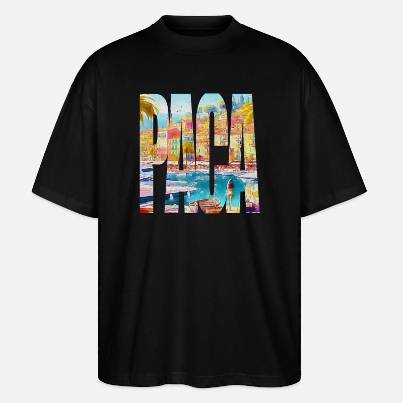 PACA - T-shirt bio Blaster 2.0 coupe oversize Stanley/Stella Unisexe - noir