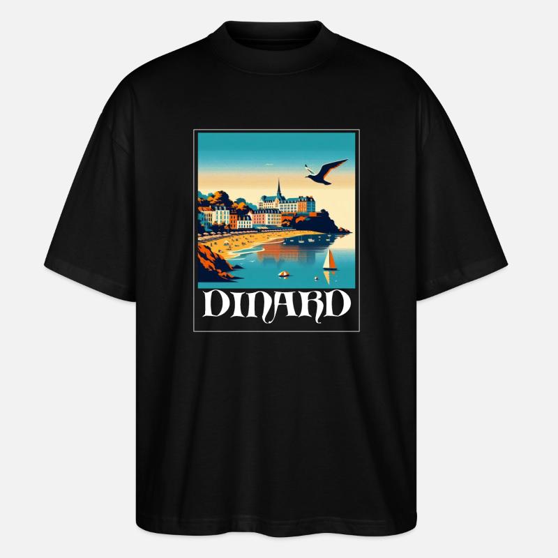DINARD - Stanley/Stella Oversized Unisex Bio T-Shirt Blaster 2.0 - Schwarz