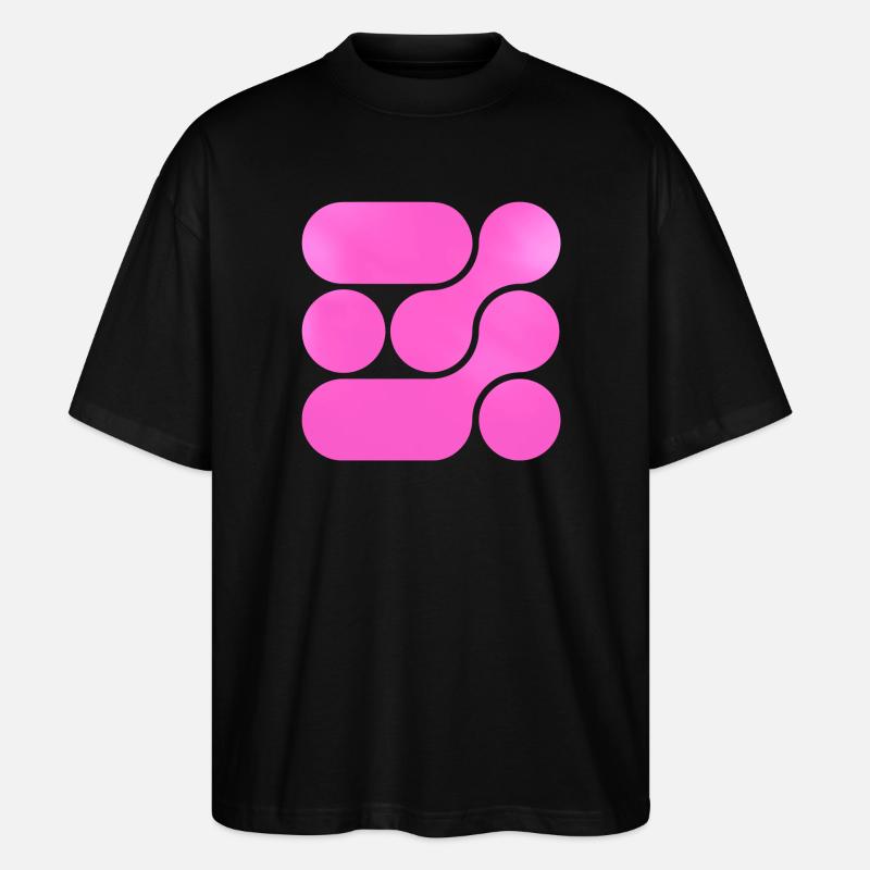 OCHOOO - Hard PInk - Stanley/Stella Oversized Unisex Bio T-Shirt Blaster 2.0 - Schwarz