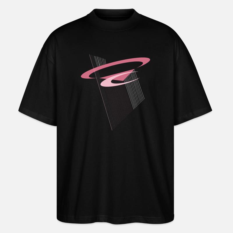 Schweben der Moderne - Stanley/Stella Oversized Unisex Bio T-Shirt Blaster 2.0 - Schwarz