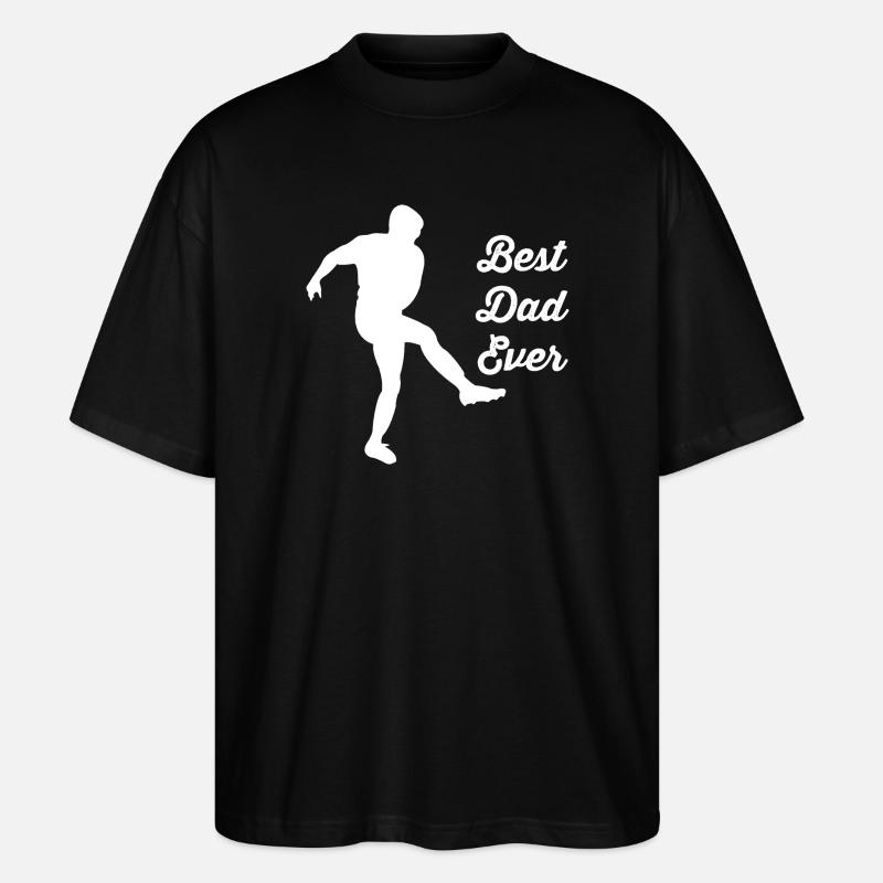 Fußball - Stanley/Stella Oversized Unisex Bio T-Shirt Blaster 2.0 - Schwarz