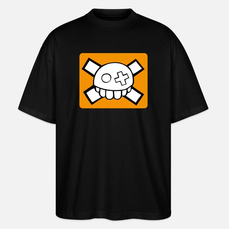 Roger - Stanley/Stella Oversized Unisex Bio T-Shirt Blaster 2.0 - Schwarz