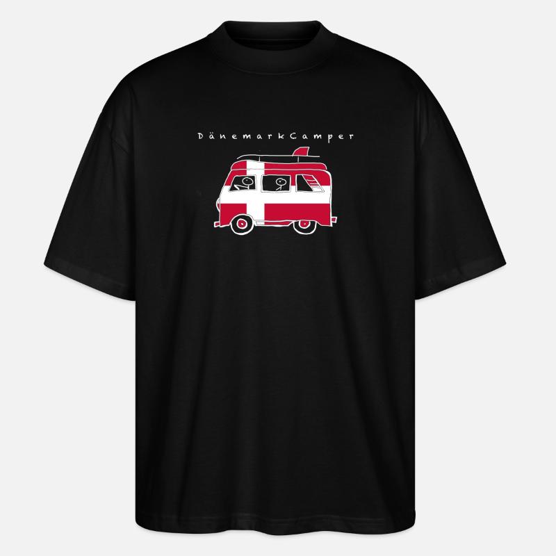 DenmarkCamper - Stanley/Stella Oversized Unisex Organic T-shirt Blaster 2.0 - black