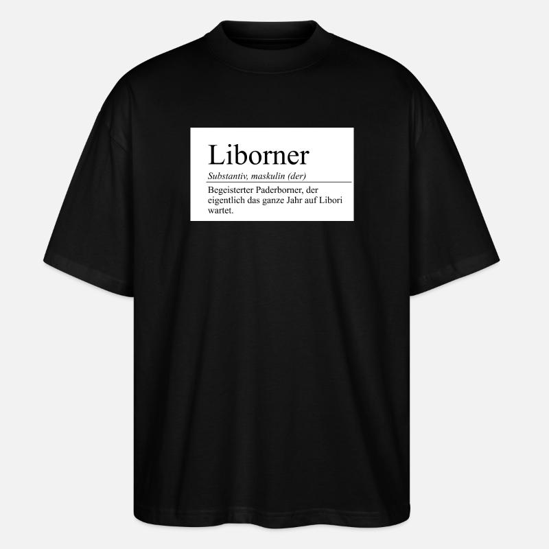 liborner - Stanley/Stella Oversized Unisex Bio T-Shirt Blaster 2.0 - Schwarz