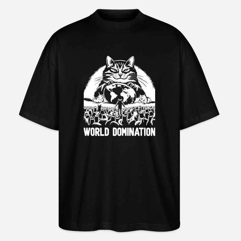 World Domination 1 - Stanley/Stella Oversized Unisex Organic T-shirt Blaster 2.0 - black