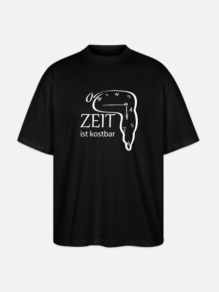 Creative watch design with saying - Stanley/Stella Oversized Unisex Organic T-shirt Blaster 2.0 - black