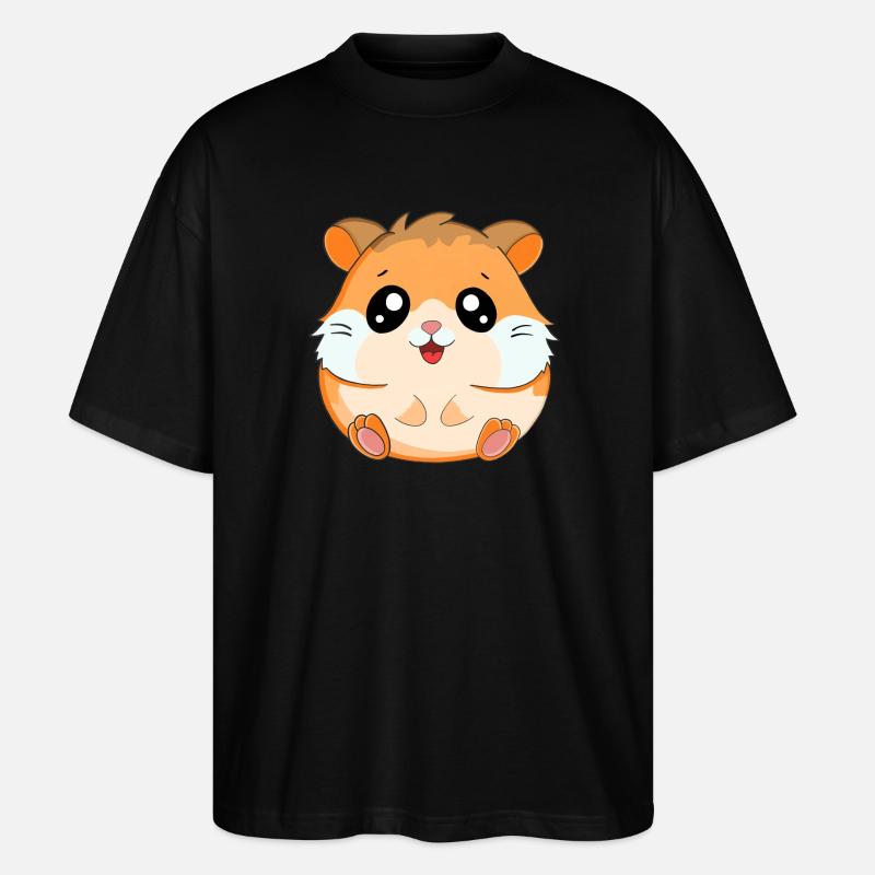 Hamster - Stanley/Stella Oversized Unisex Bio T-Shirt Blaster 2.0 - Schwarz