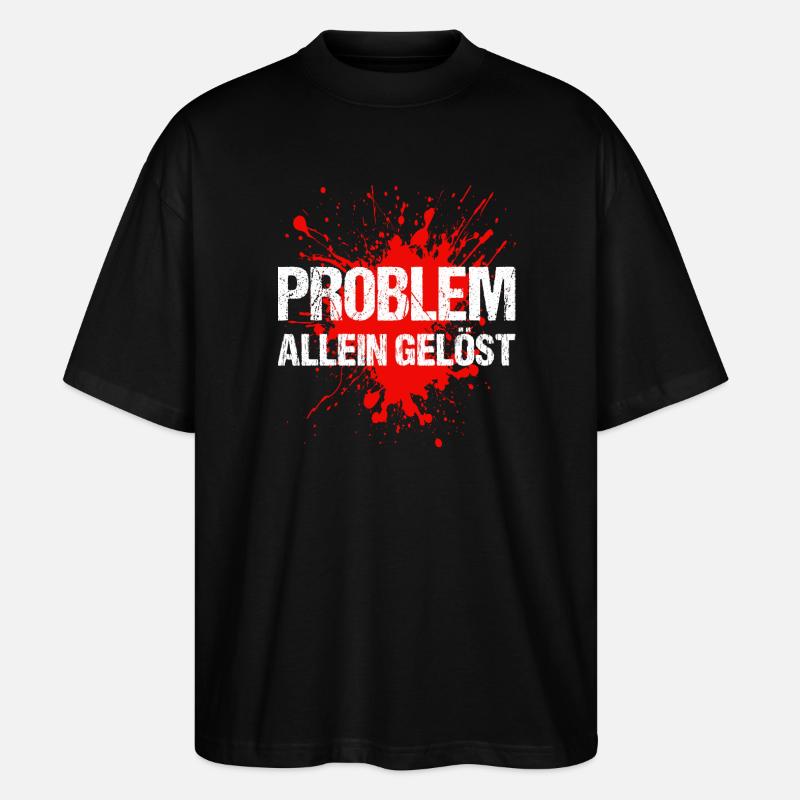 Problem gelöst - Stanley/Stella Oversized Unisex Bio T-Shirt Blaster 2.0 - Schwarz
