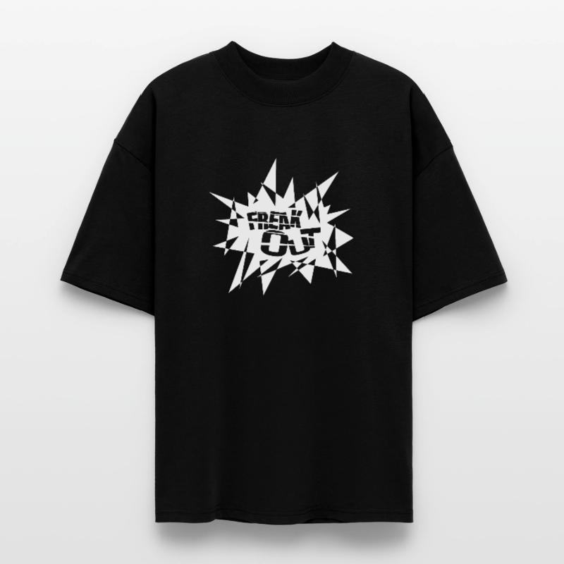 Angular Explosion Burst Text Stanley/Stella Oversized Unisex Organic T-shirt Blaster 2.0