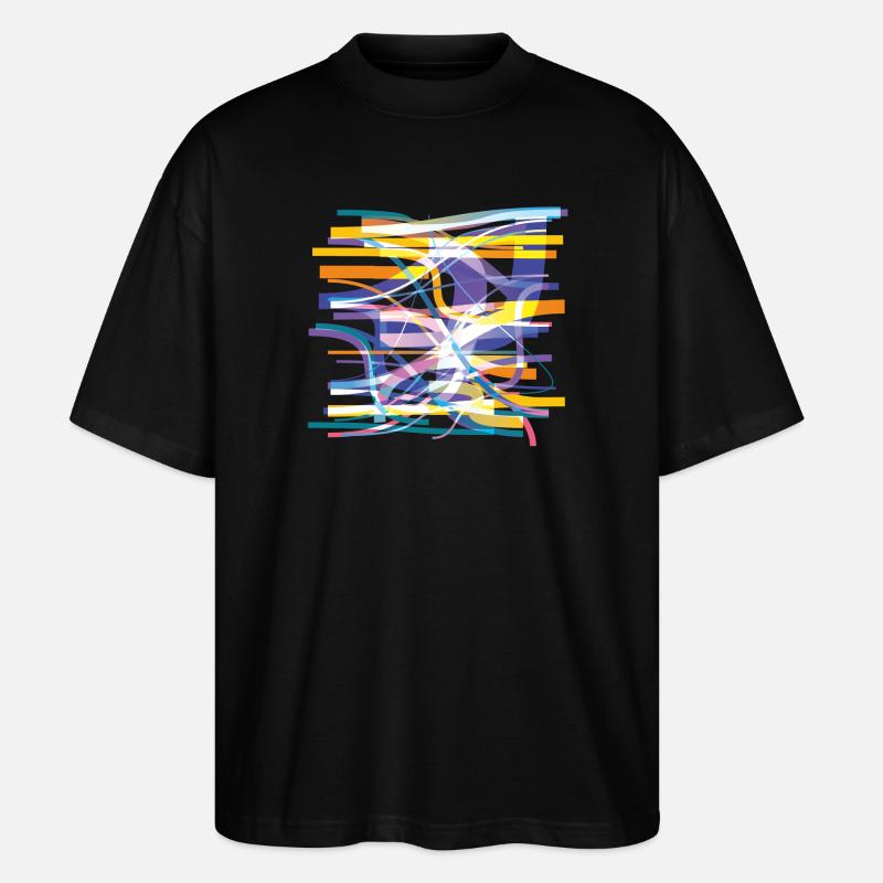Bodycheck - Stanley/Stella Oversized Unisex Bio T-Shirt Blaster 2.0 - Schwarz