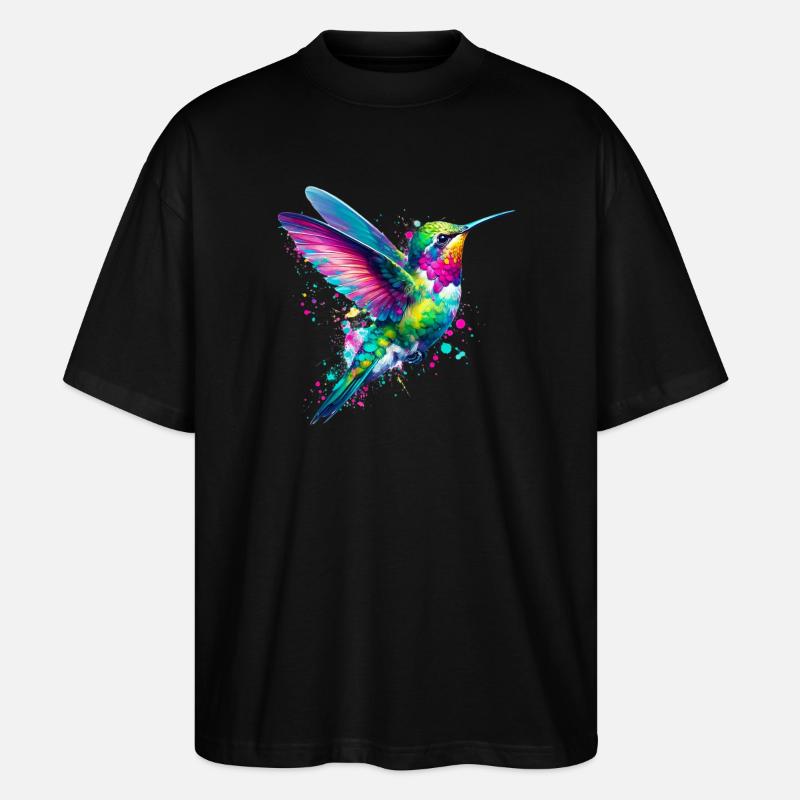 Colibri - T-shirt bio Blaster 2.0 coupe oversize Stanley/Stella Unisexe - noir