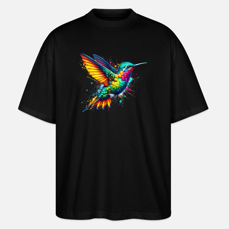 Colibri - T-shirt bio Blaster 2.0 coupe oversize Stanley/Stella Unisexe - noir