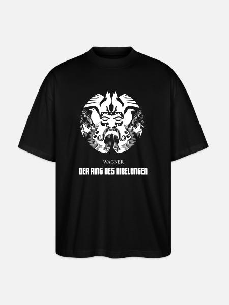 L’Anneau du Nibelung - T-shirt bio Blaster 2.0 coupe oversize Stanley/Stella Unisexe - noir