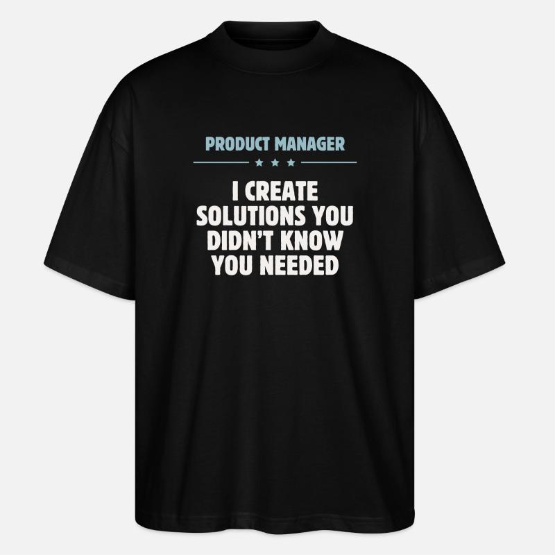 Product Manager - Solutions - Stanley/Stella Oversized Unisex Bio T-Shirt Blaster 2.0 - Schwarz