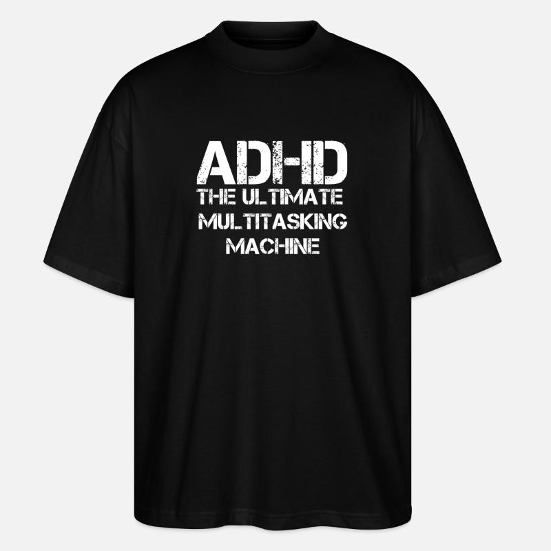 ADHS - Stanley/Stella Oversized Unisex Bio T-Shirt Blaster 2.0 - Schwarz