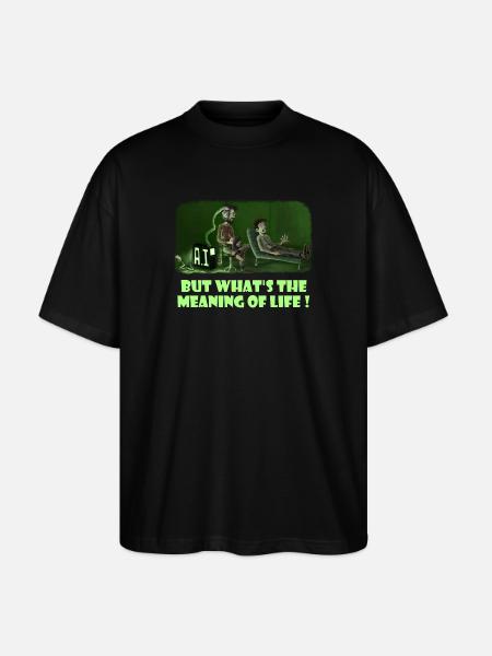 Eines der vielen Paradoxe der KI - Stanley/Stella Oversized Unisex Bio T-Shirt Blaster 2.0 - Schwarz